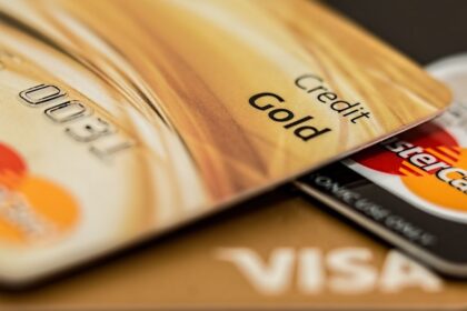 Balance transfer credit card – stack of credit cards