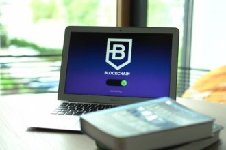 Hot wallet vs cold wallet – laptop showing a blockchain wallet connection screen