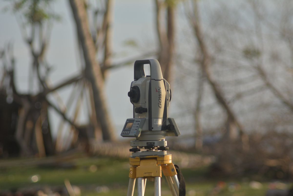 Verify land documents in Nigeria – surveying equipment used to measure land boundaries
